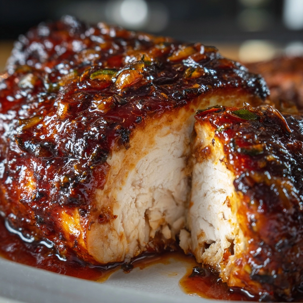 Zesty Slow Cooker Chicken Barbecue Recipe - Recipe Image