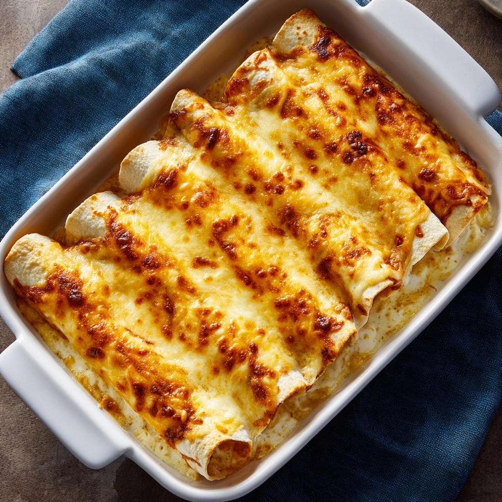 White Chicken Enchiladas Recipe