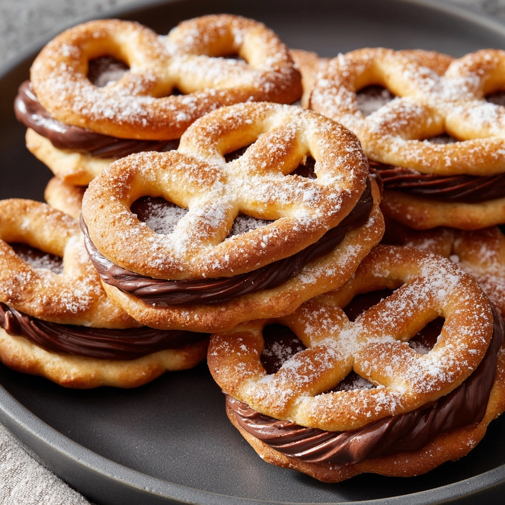Milk Chocolate Stuffed Jack-O’-Lantern Cookies Recipe - Recipe Image