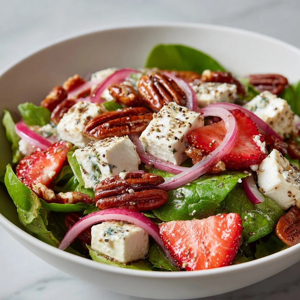 Strawberry Spinach Salad Recipe - Recipe Image