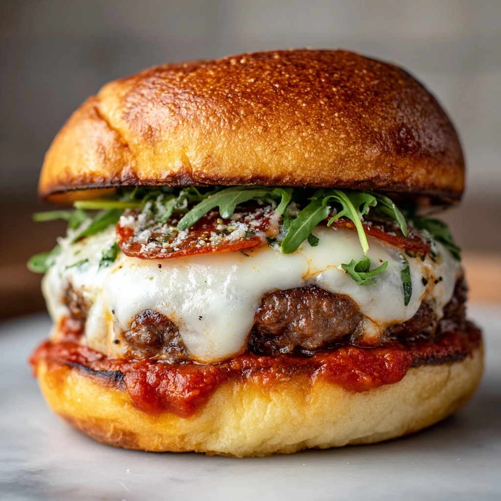 Pizza Burgers Recipe - Recipe Image