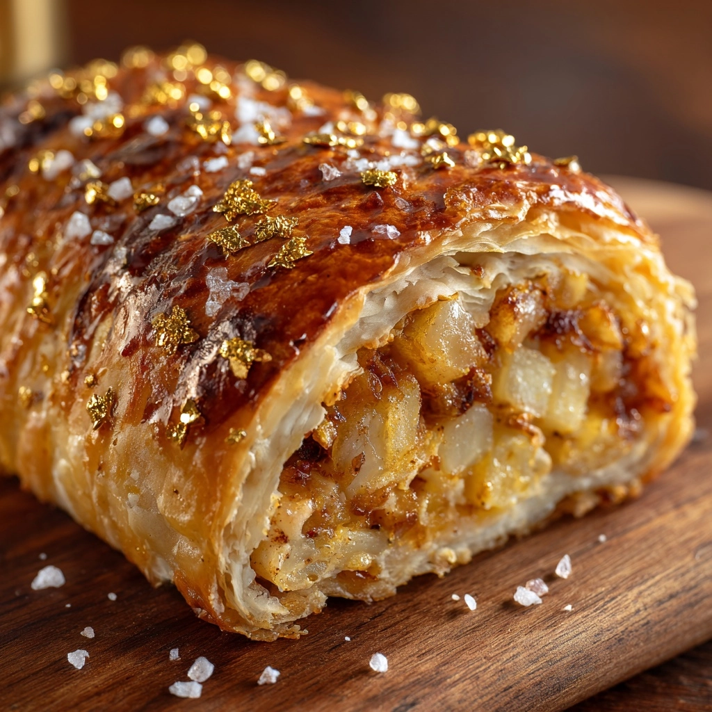 Easy Christmas Sausage Rolls with Chicken Recipe - Recipe Image