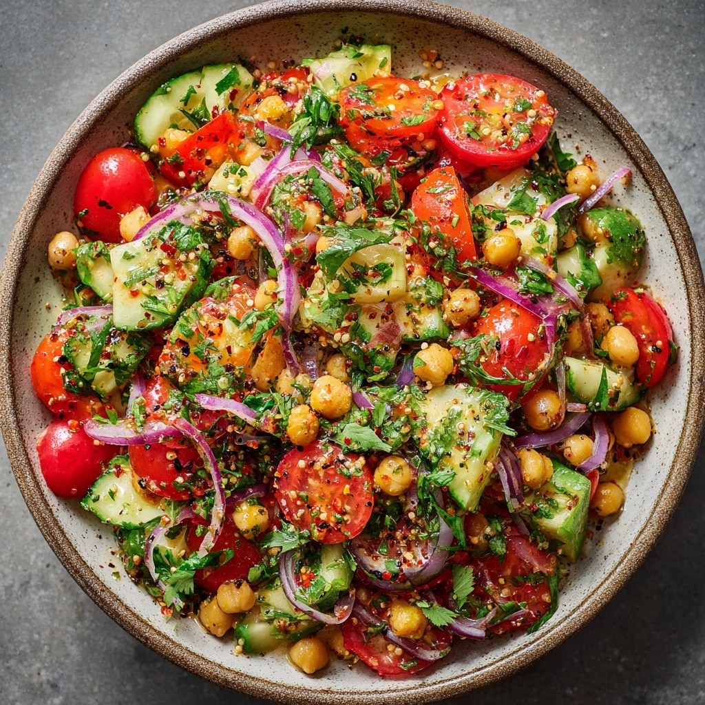 Mediterranean Chickpea Salad Recipe - Recipe Image