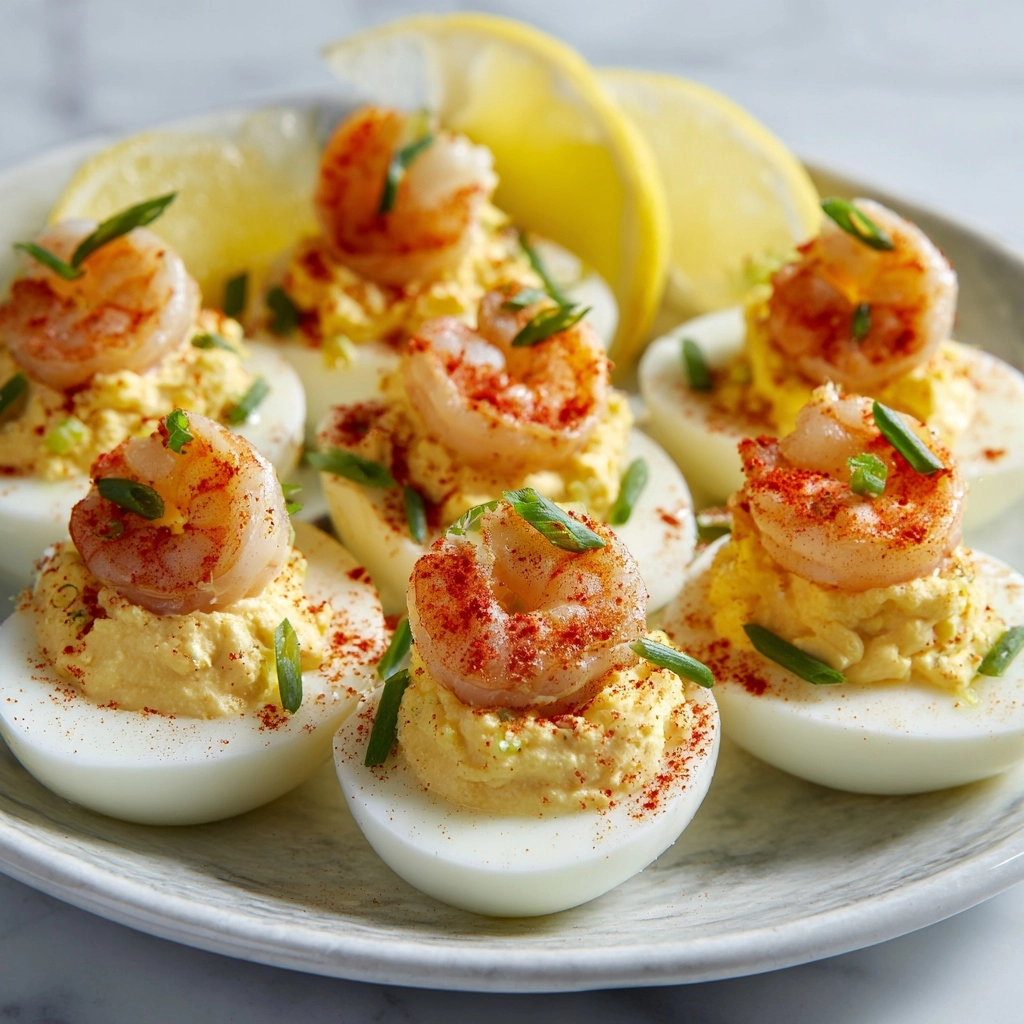 Cajun Shrimp Deviled Eggs Recipe