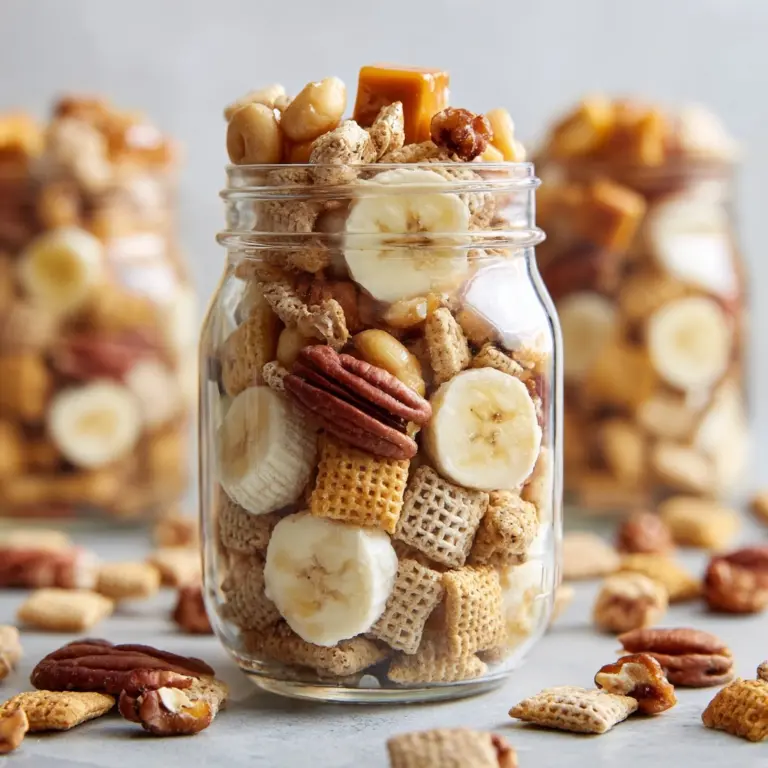 Banana Foster Chex Mix Recipe