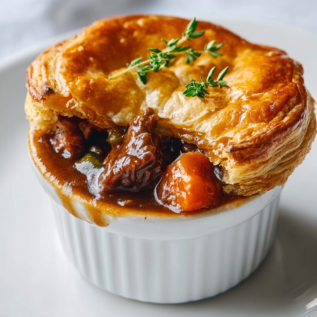 Guinness Braised Beef Pot Pie Recipe - Recipe Image