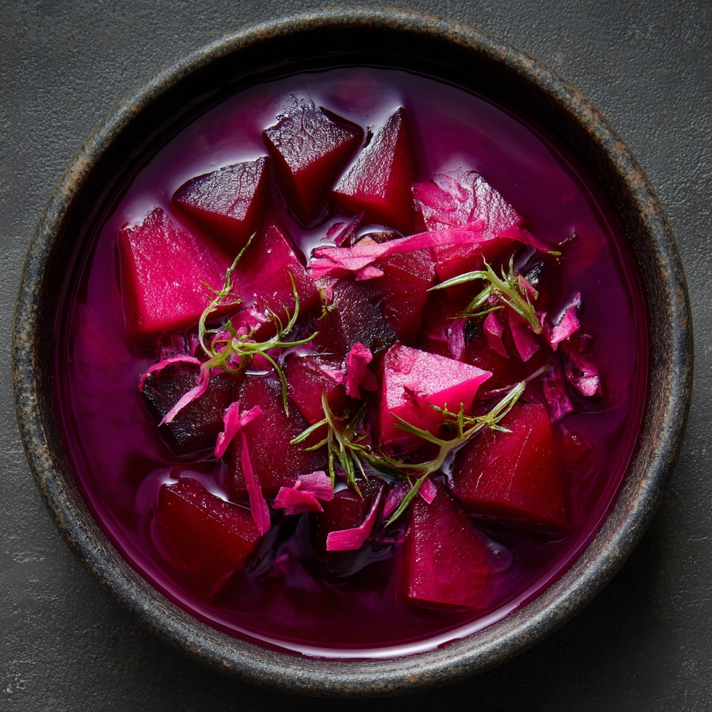 Ukrainian Beet Soup – Borsch {In Pressure Cooker} Recipe - Recipe Image