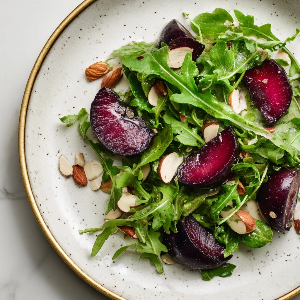 French Beans with Caramelized Peaches and Balsamic Glaze Recipe