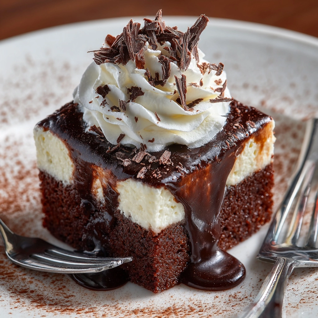 Hot Fudge Chocolate Pudding Cake Recipe - Recipe Image