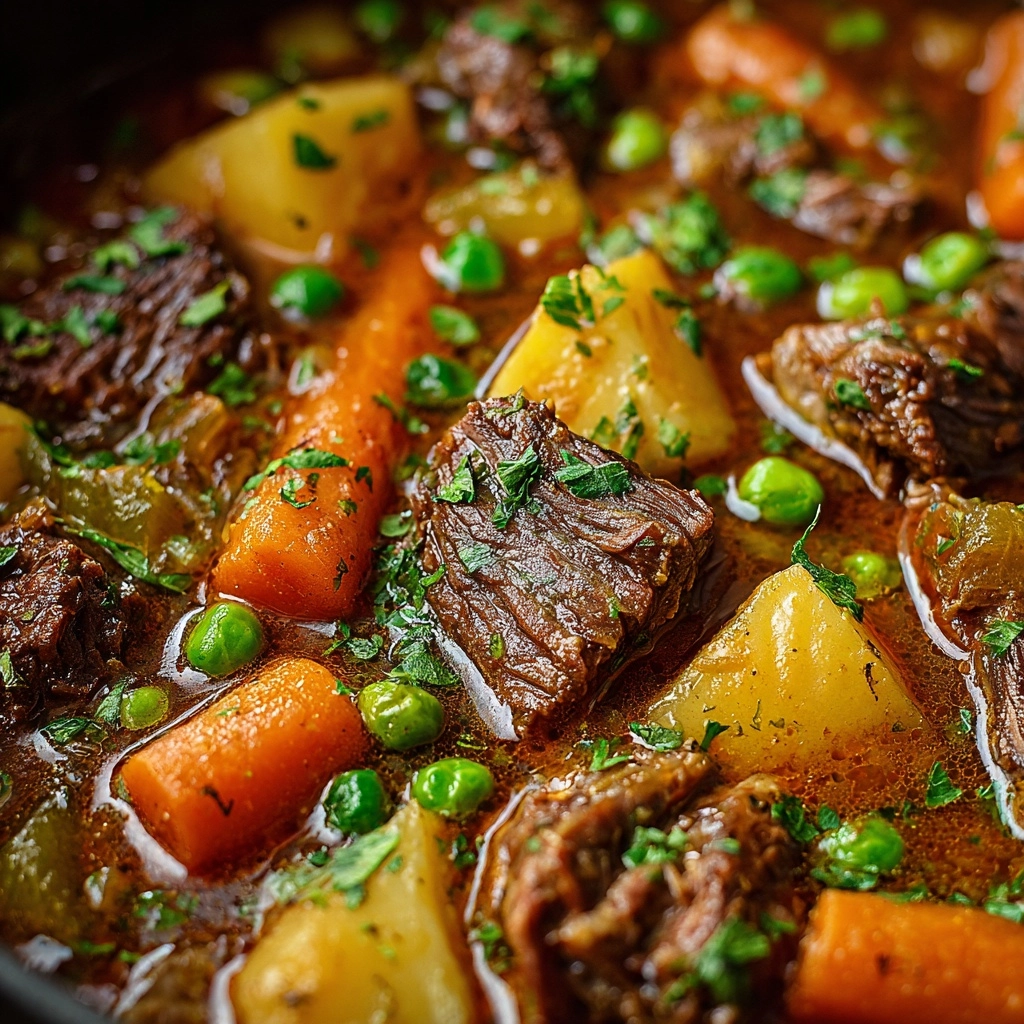 Crockpot Vegetable Beef Soup Recipe - Recipe Image