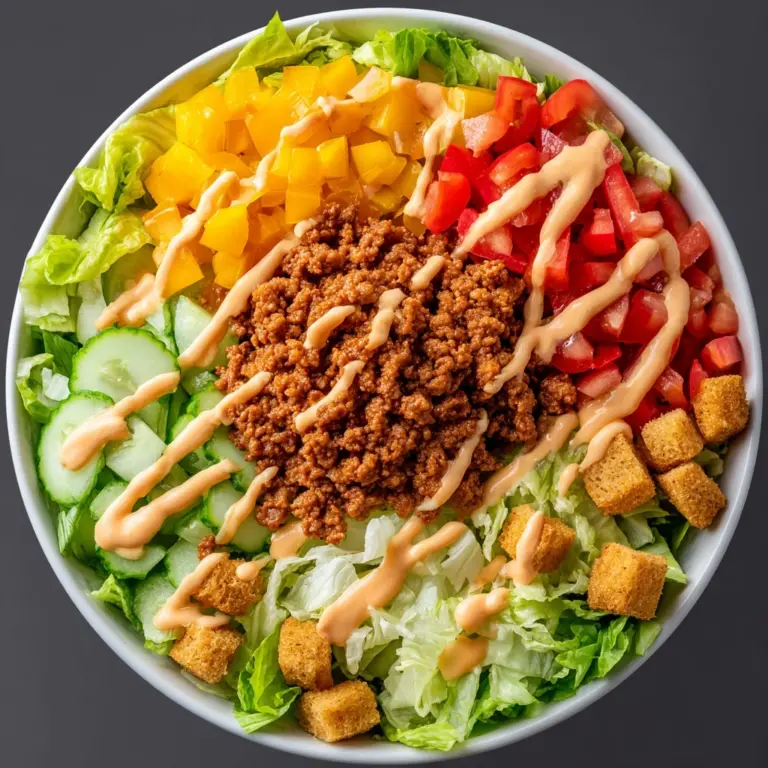 Big Mac Salad Recipe