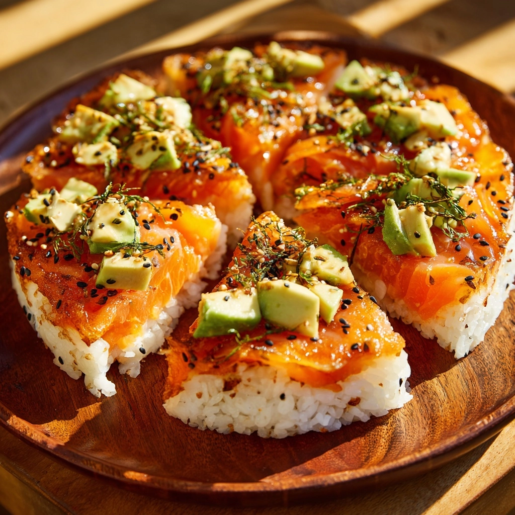 Baked Salmon Sushi Recipe - Recipe Image