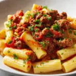 One Pot Sloppy Joe Pasta Recipe