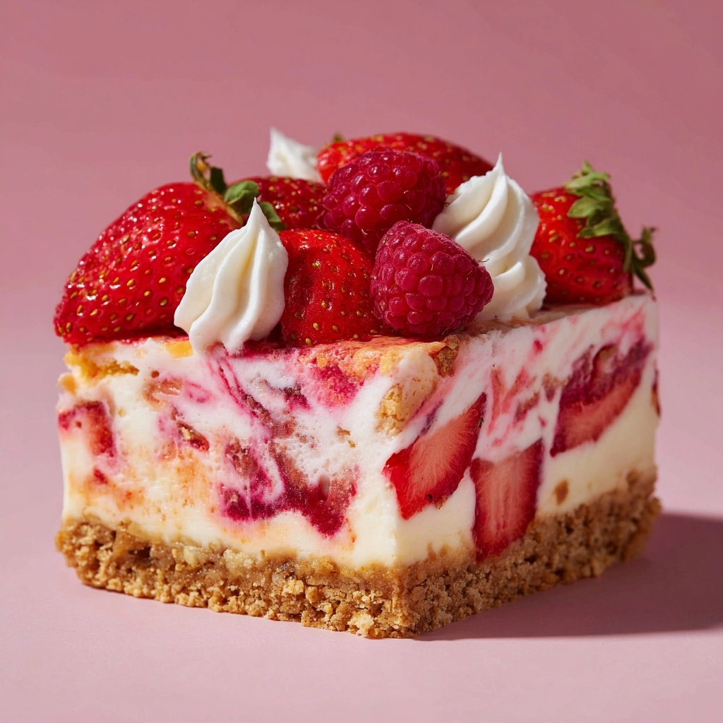 Strawberry Cheesecake Lush Recipe - Recipe Image