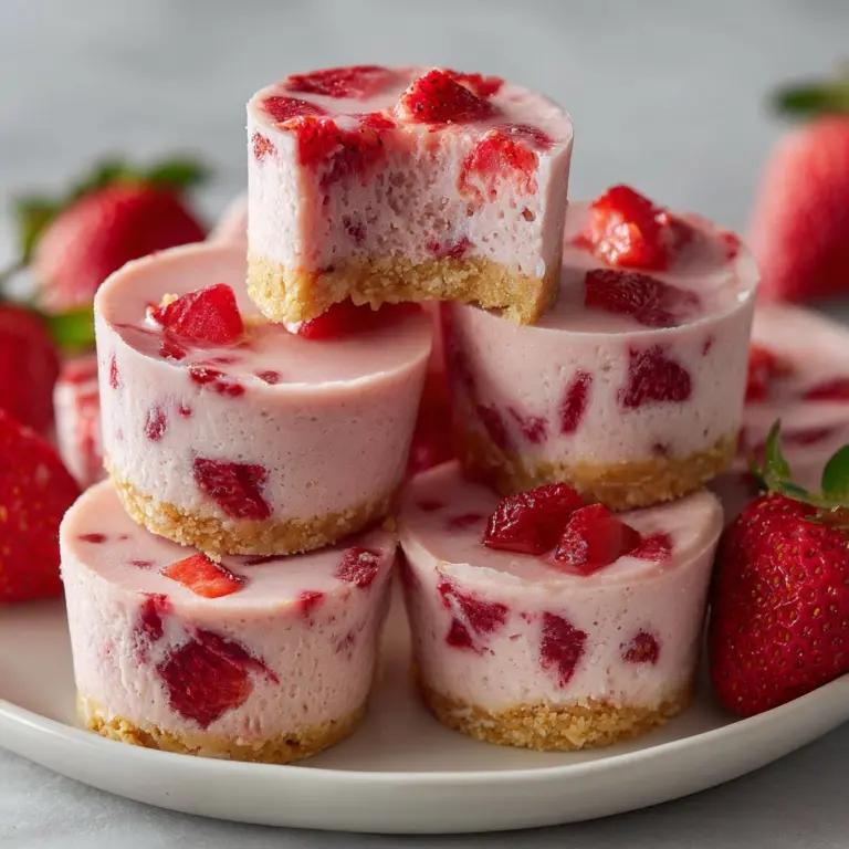 Strawberry Yogurt Bites Recipe