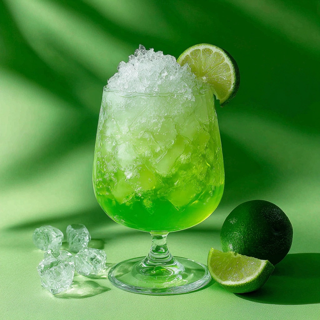 Green Gator Cocktail – A Refreshing Tropical Delight Recipe - Recipe Image