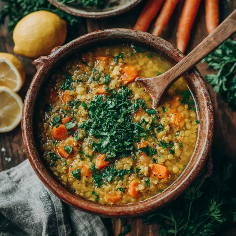 One-Pot Golden Lentil Soup Recipe
