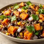 Roasted Sweet Potato Black Bean Quinoa Salad Recipe