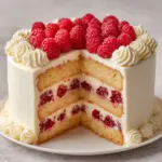 White Chocolate Raspberry Cake with White Chocolate Buttercream Recipe