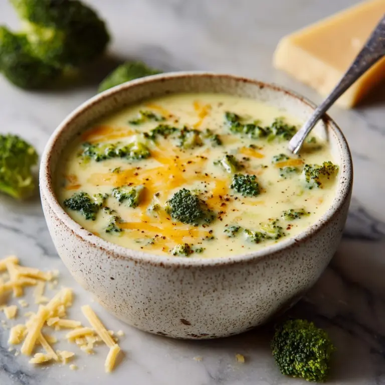Broccoli Cheddar Soup Recipe
