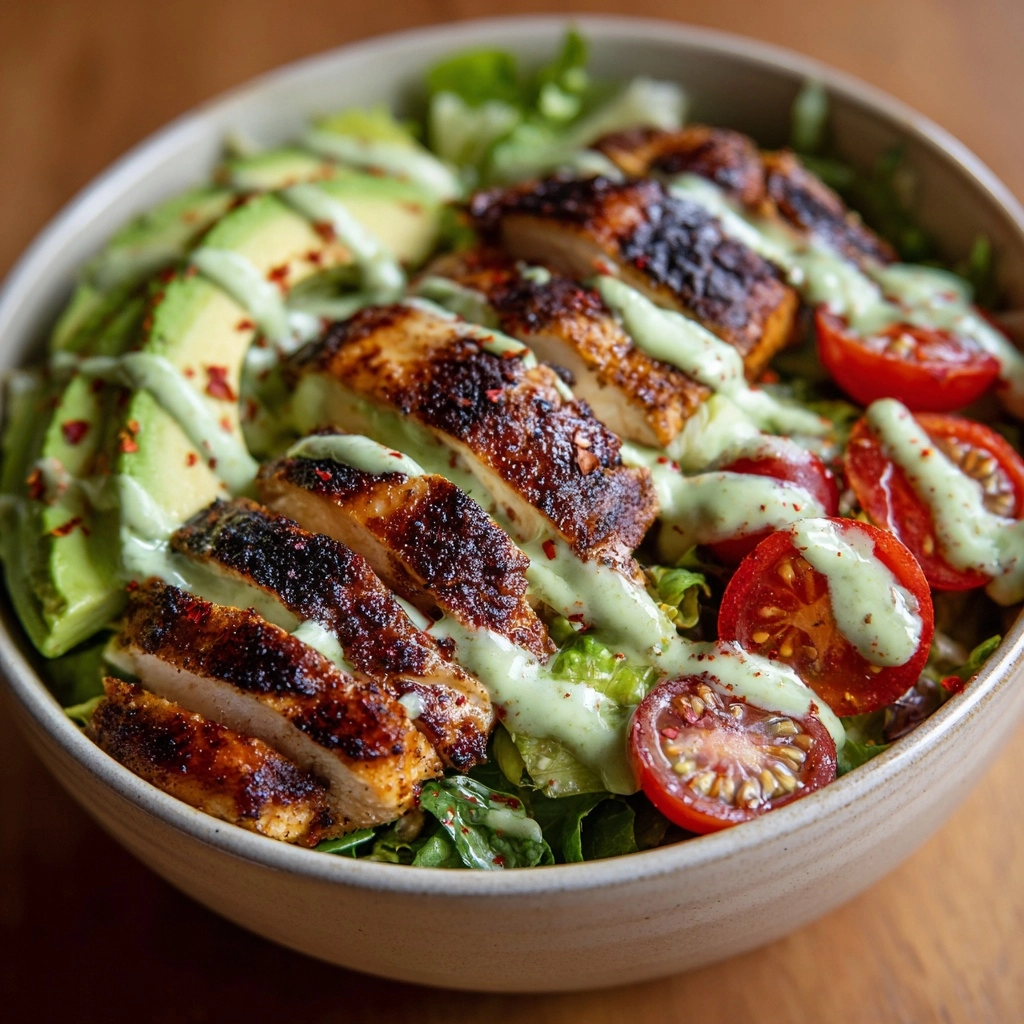Grilled Chicken & Avocado Salad Bowl Recipe