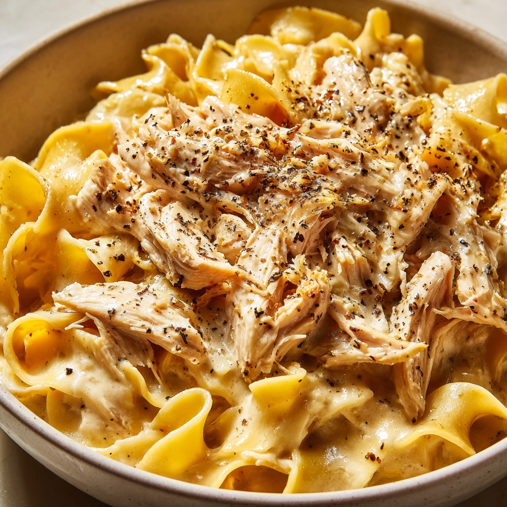 Amish Chicken & Noodles Recipe - Recipe Image