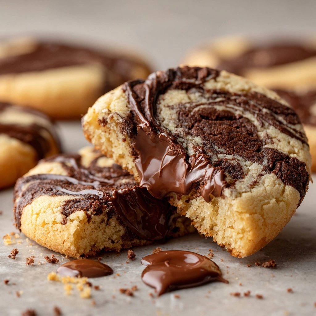 Swirled Brownie Cookies with a Peanut Butter Twist You’ll Love Recipe - Recipe Image