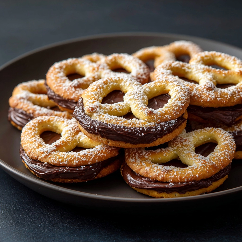 Milk Chocolate Stuffed Jack-O’-Lantern Cookies Recipe - Recipe Image