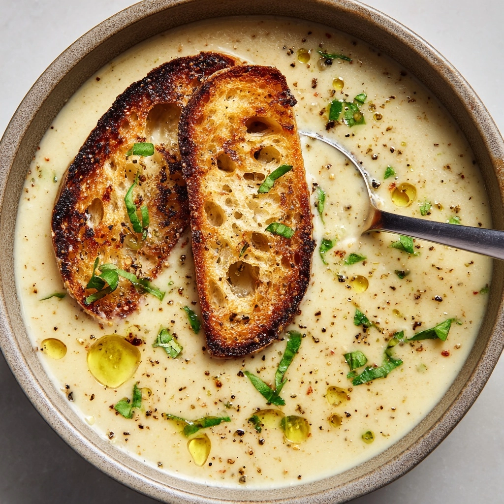 Country French Garlic Soup Recipe - Recipe Image