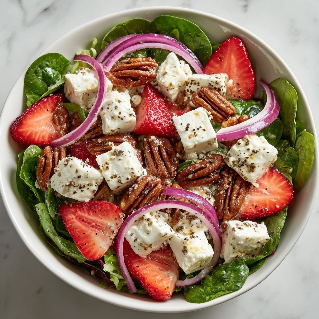 Strawberry Spinach Salad Recipe - Recipe Image