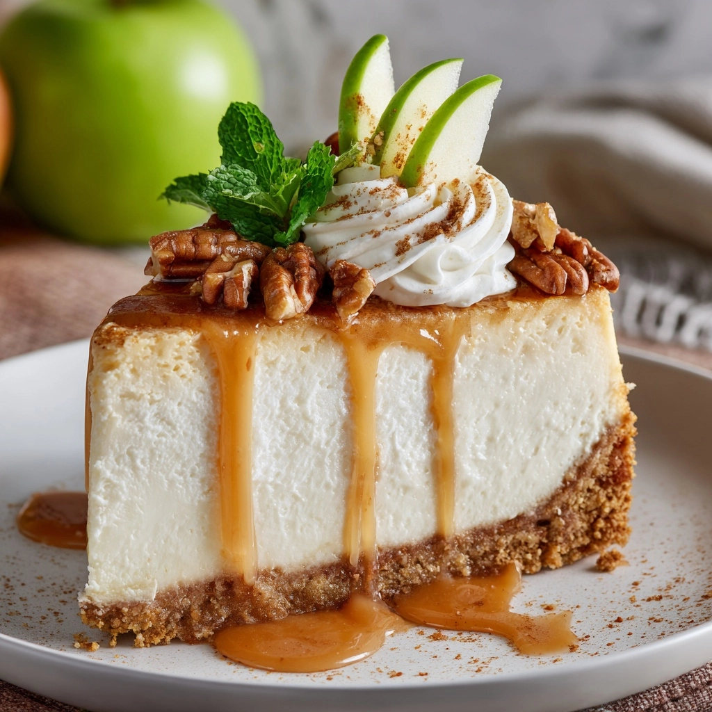 Caramel Apple Blondie Cheesecake Recipe - Recipe Image