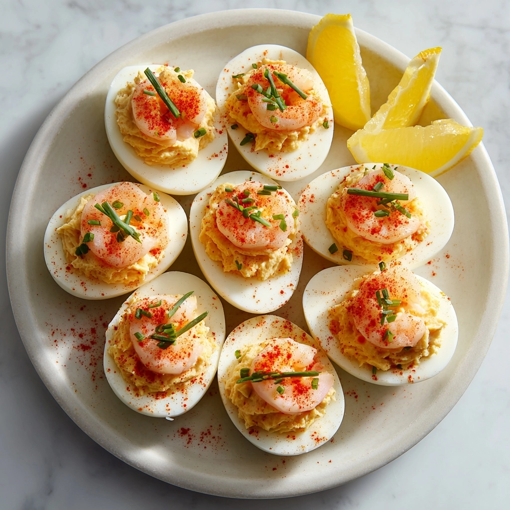 Cajun Shrimp Deviled Eggs Recipe - Recipe Image