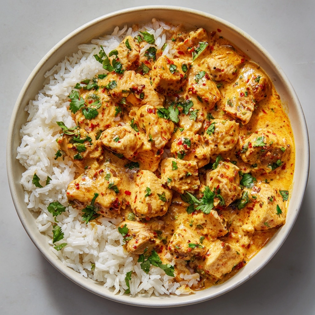 Creamy Smothered Chicken and Rice Recipe - Recipe Image