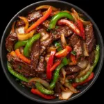 Sizzling Chinese Pepper Steak with Onions Recipe