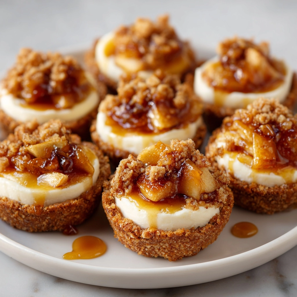 Apple Crisp Mini Cheesecakes Recipe
