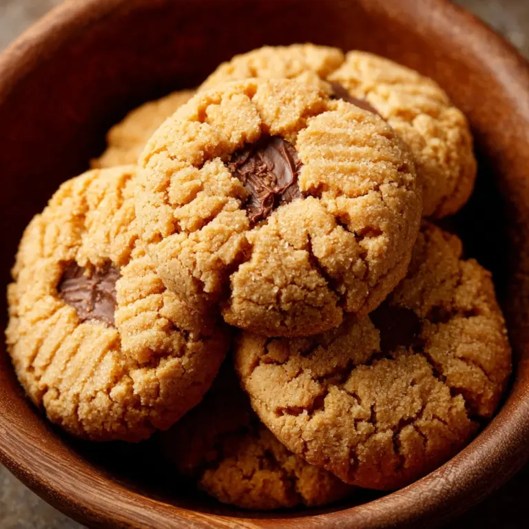 Chewy Peanut Butter Cookies Recipe