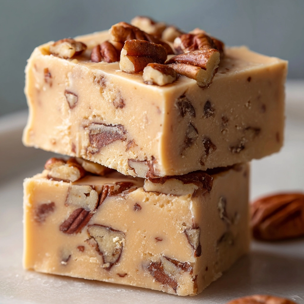 White Chocolate Caramel Pecan Fudge Recipe - Recipe Image