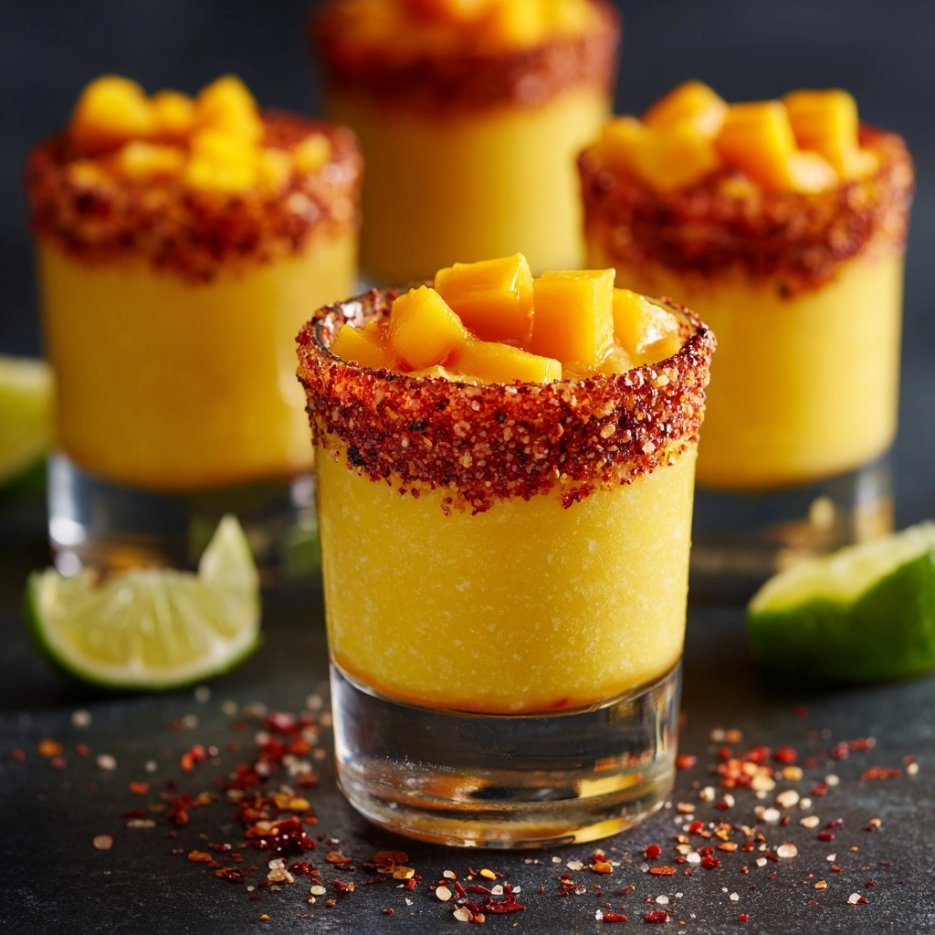 Chile Mango Mexican Candy Shots: A Bold and Fun Party Drink Recipe - Recipe Image