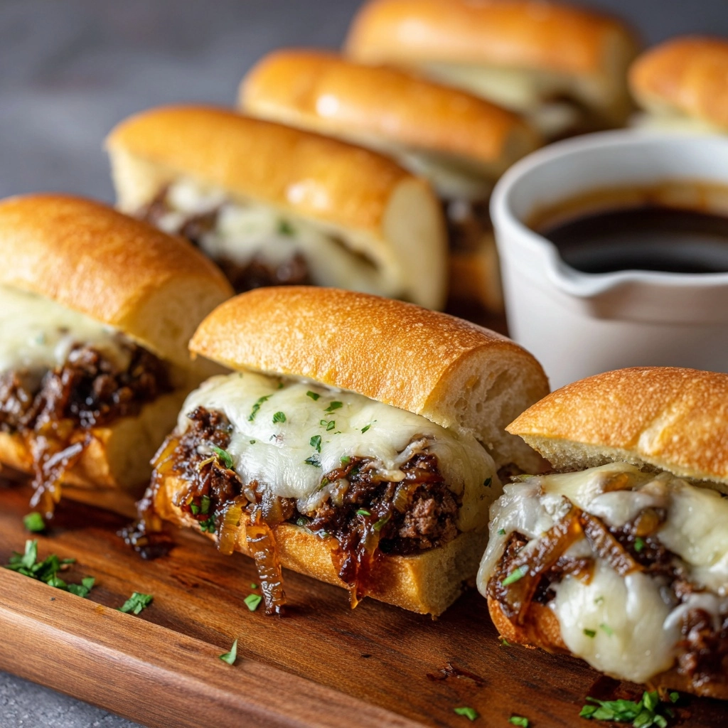 Ground Beef French Dip Sandwich: A Delicious & Easy Recipe - Recipe Image