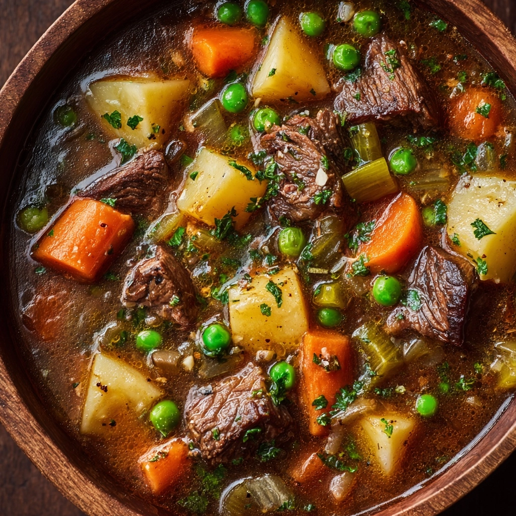 Crockpot Vegetable Beef Soup Recipe - Recipe Image