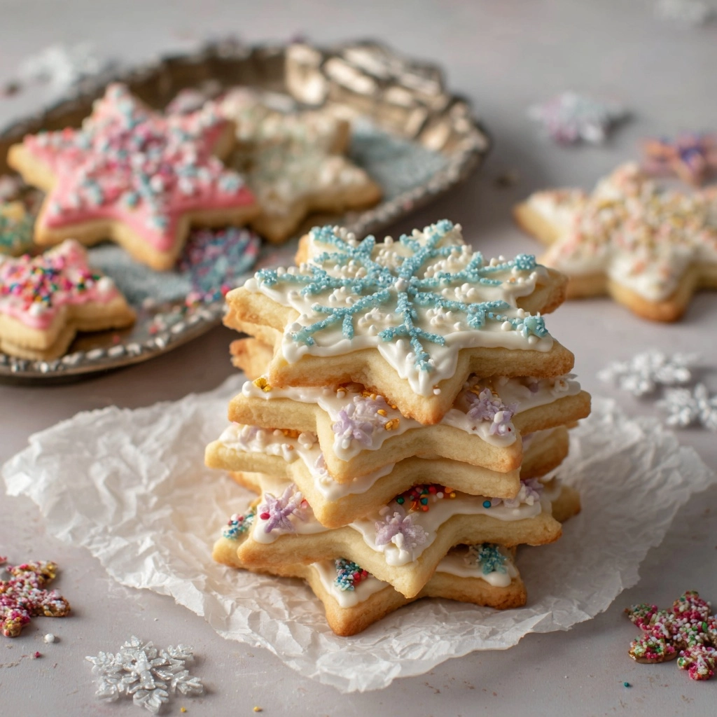 White Velvet Sugar Cookies Recipe - Recipe Image