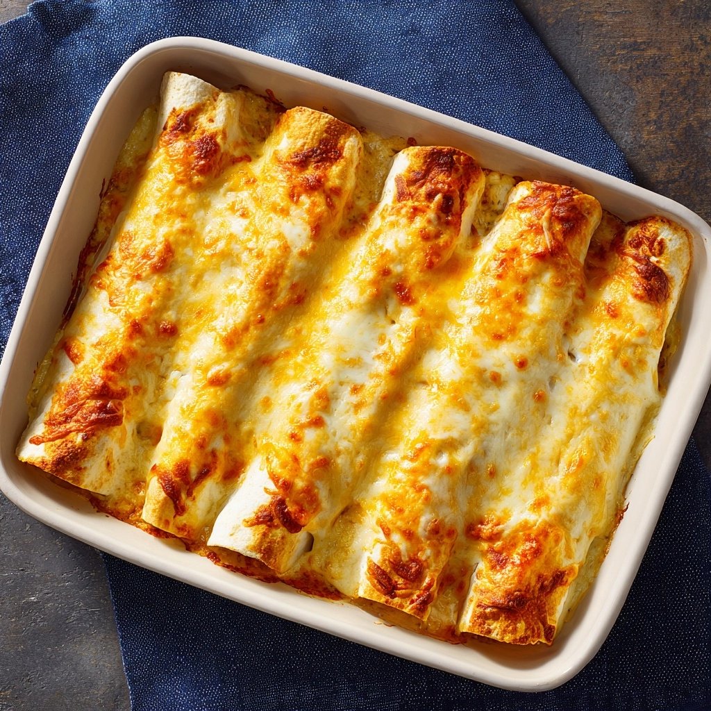 White Chicken Enchiladas Recipe - Recipe Image