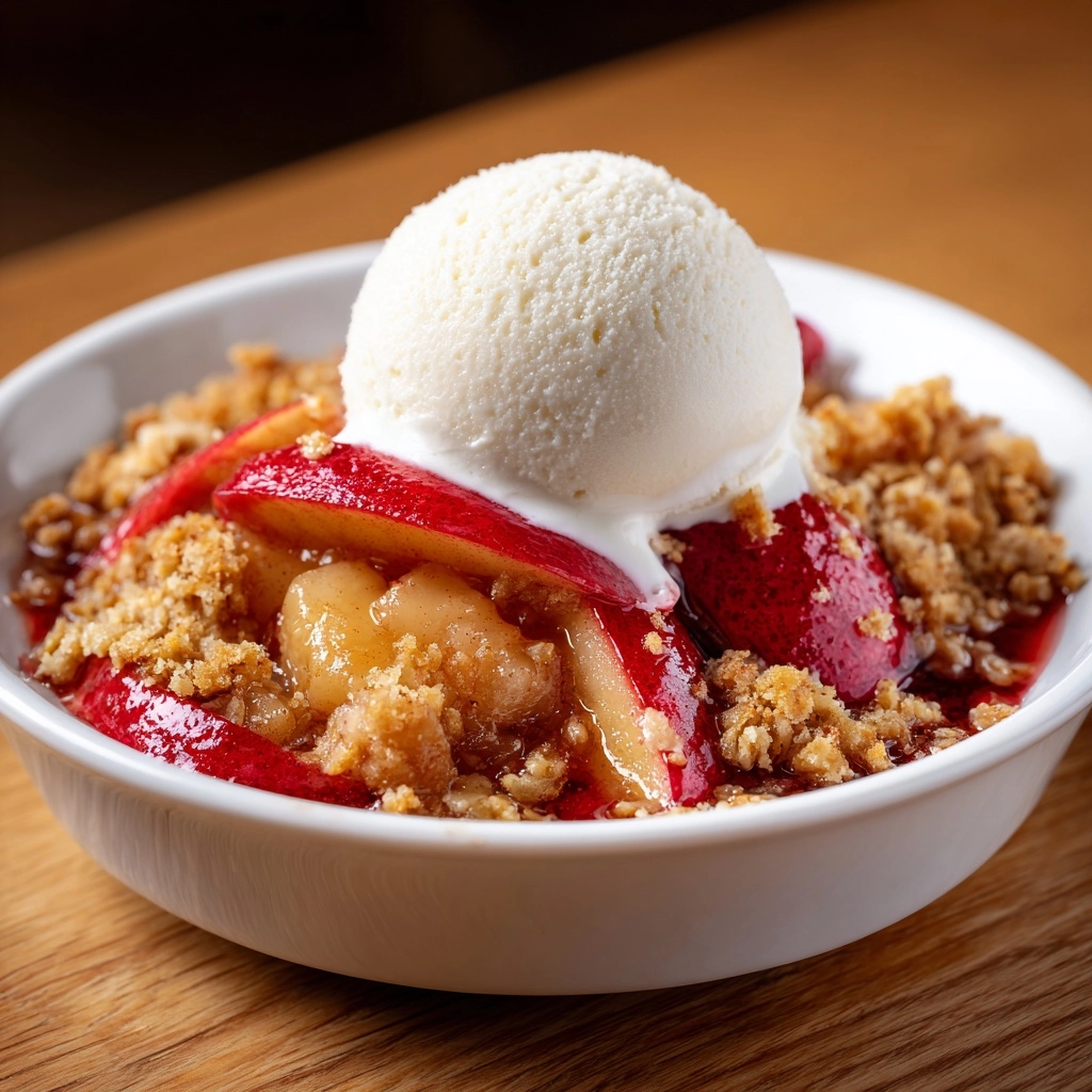 Apple Peanut Butter Crisp {Whole Wheat} Recipe - Recipe Image