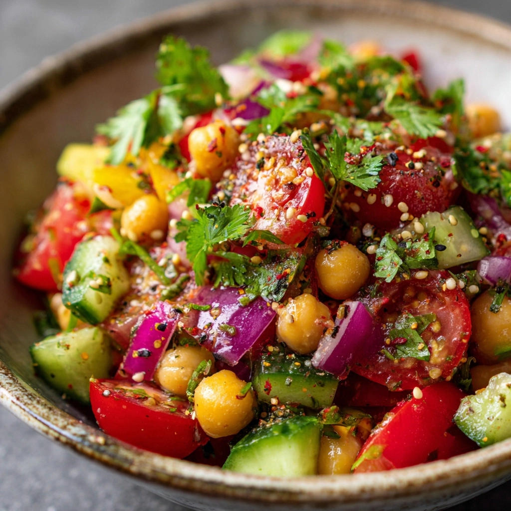 Mediterranean Chickpea Salad Recipe