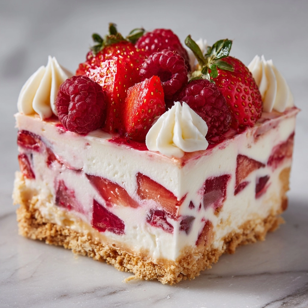 Strawberry Cheesecake Lush Recipe - Recipe Image
