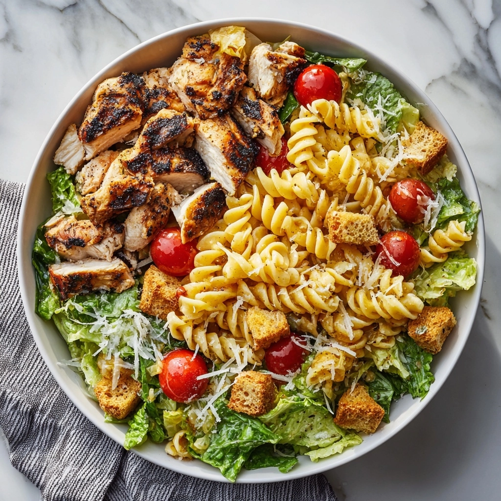 Chicken Caesar Pasta Salad Recipe