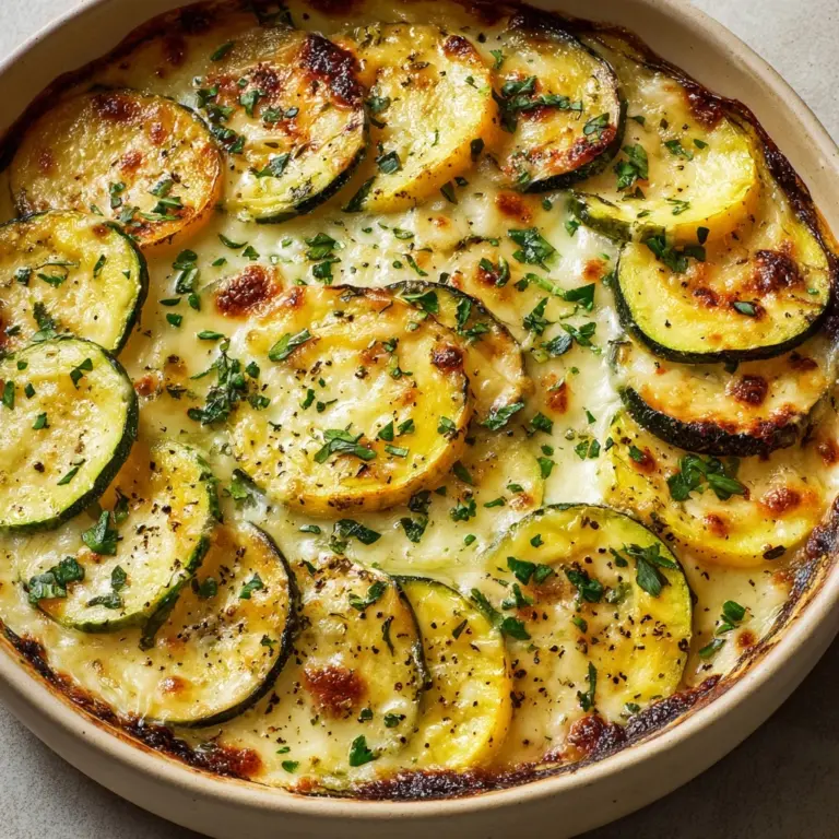 Zucchini and Yellow Squash Au Gratin Recipe