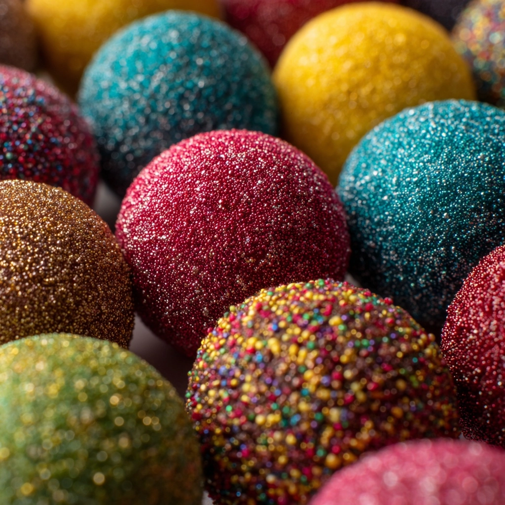 Glitter Cookie Balls Recipe - Recipe Image