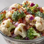 Broccoli Cauliflower Salad Recipe