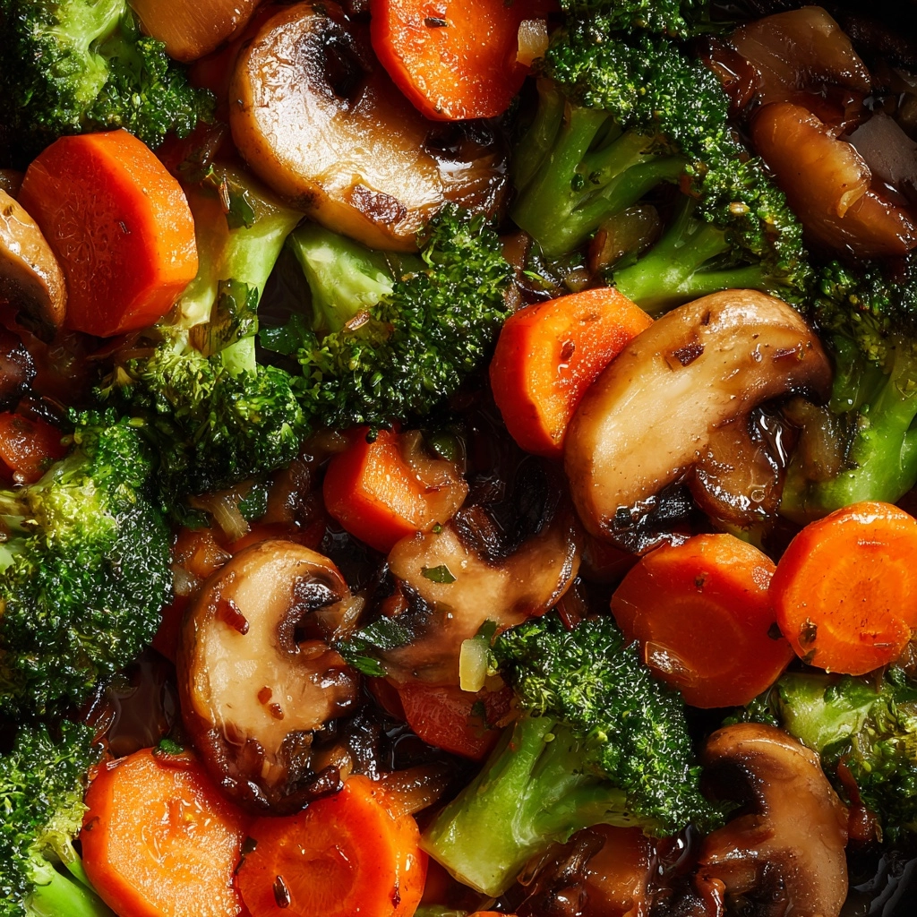 Broccoli, Carrot, and Mushroom Stir-Fry Recipe - Recipe Image